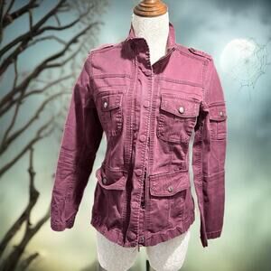 Kenzie Burgundy Jacket BellaSwan Medium Y2K